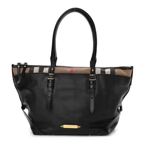 burberry house check salisbury tote|BURBERRY Calfskin House Check Small Salisbury .